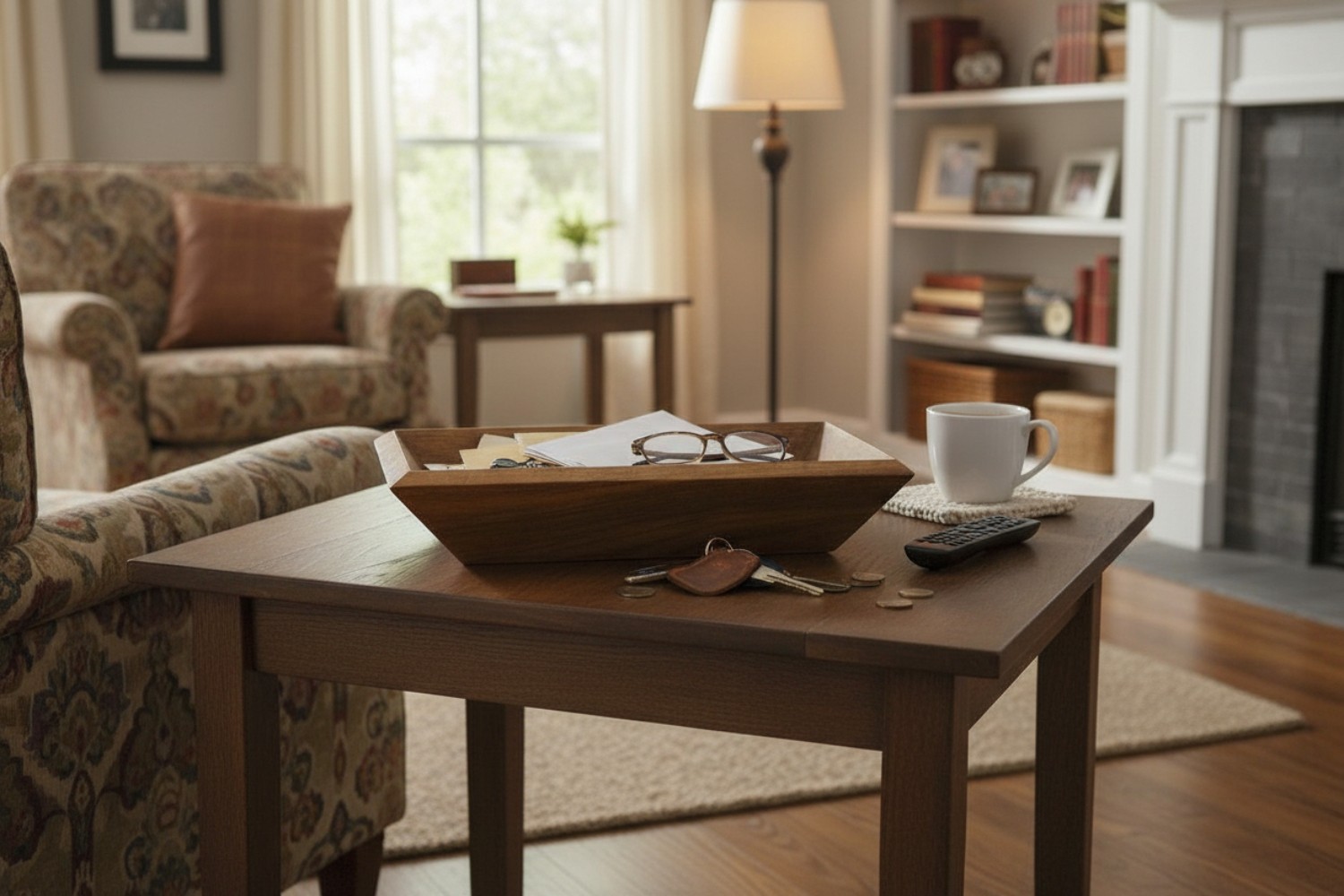 Classic Walnut Catch-All Bowl (#420)